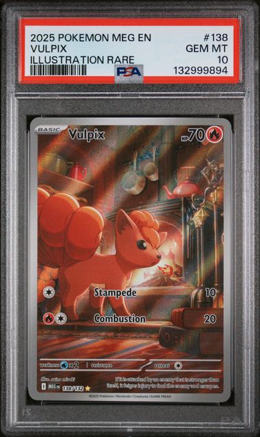 PSA 10 Vulpix Mega Evolution 138/132