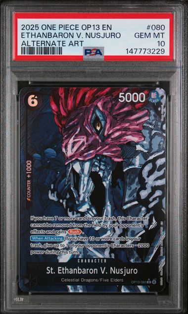 PSA 10 Ethanbaron V. Nusjuro OP13 080