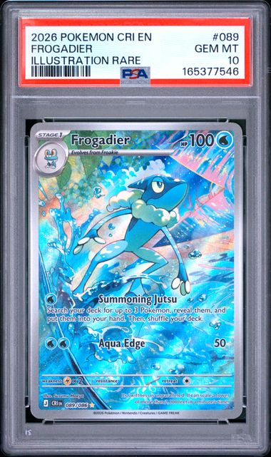PSA 10 Frogadier Chaos Rising 089/086