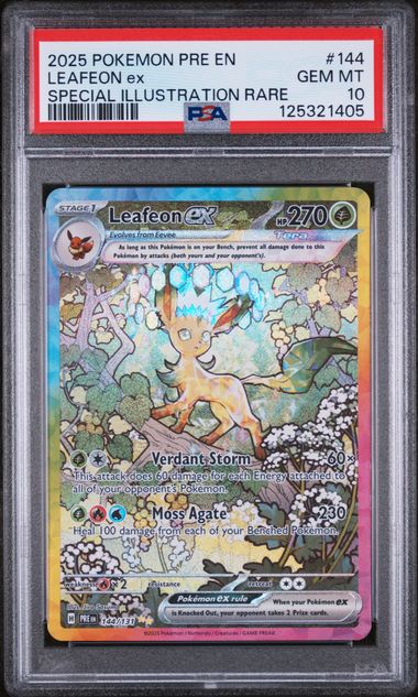 PSA 10 Leafeon ex Prismatic Evolutions 144/131