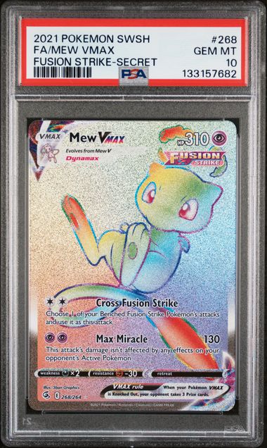 PSA 10 Mew VMAX Fusion Strike 268/264