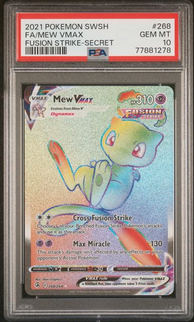 PSA 10 Mew VMAX Fusion Strike 268/264