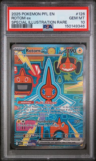 PSA 10 Rotom ex Phantasmal Flames 126/094