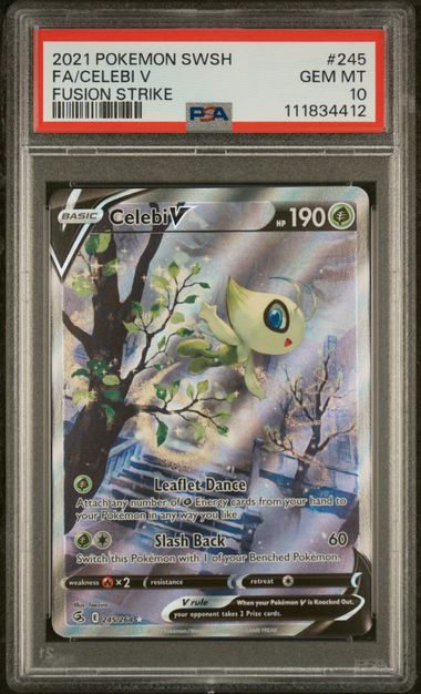 PSA 10 Celebi V Fusion Strike 245/264