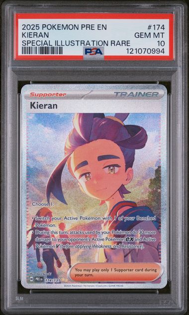 PSA 10 Kieran Prismatic Evolutions 174/131