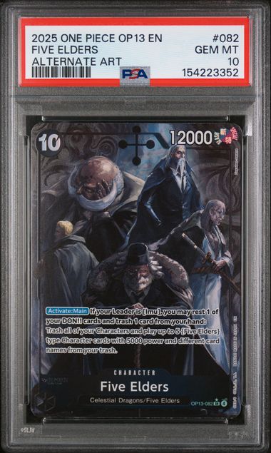 PSA 10 Five Elders OP13 082