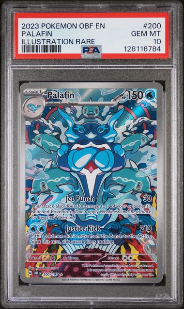 PSA 10 Palafin Obsidian Flames 200/197