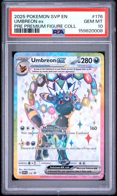 PSA 10 Umbreon ex Premium Figure Promo 176