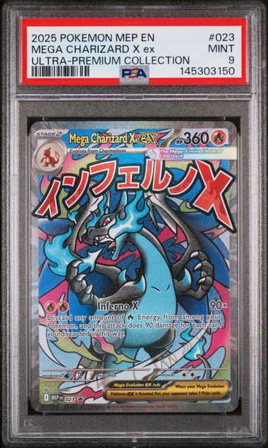 PSA 9 Mega Charizard X ex Mega Promo 023