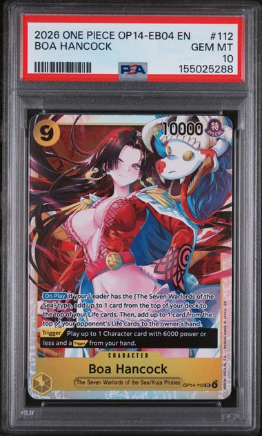 PSA 10 Boa Hancock OP14-EB04 112