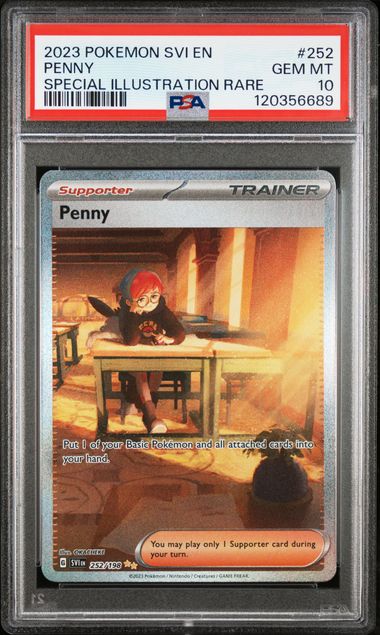 PSA 10 Penny Scarlet & Violet 252/198