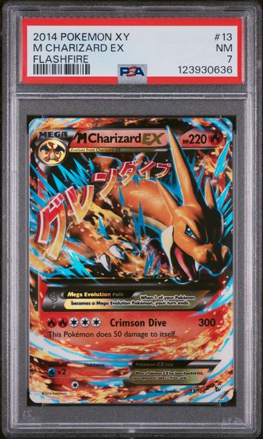 PSA 7 M Charizard ex Flashfire 13/106