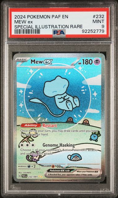 PSA 9 Mew ex Paldean Fates 232/091
