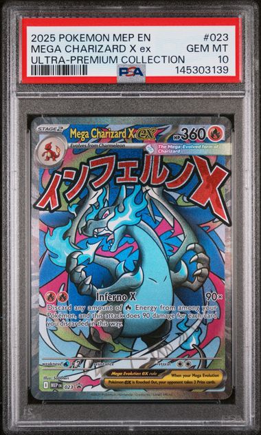 PSA 10 Mega Charizard X ex Mega Evolution UPC Promo 023