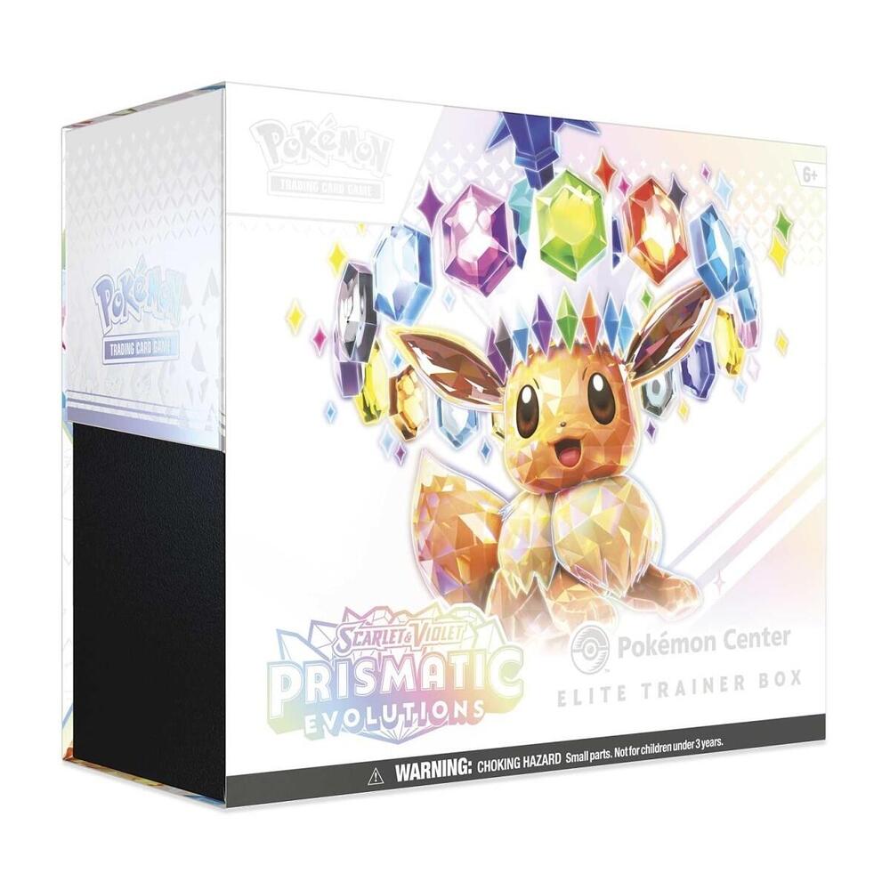 Scarlet & Violet Prismatic Evolutions Pokemon Center Exclusive Elite Trainer Box