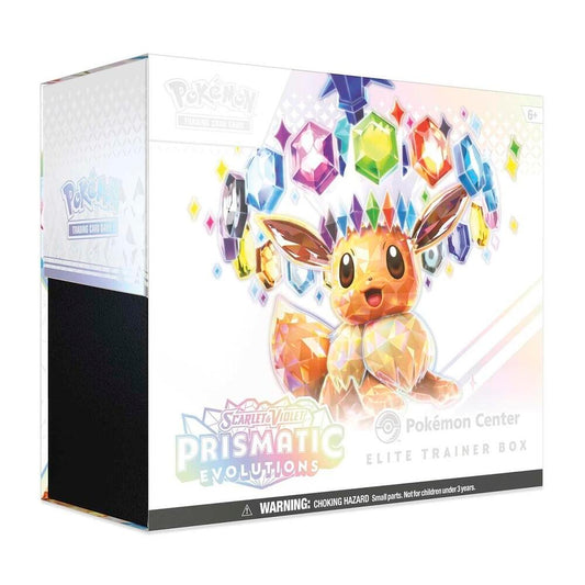 Scarlet & Violet Prismatic Evolutions Pokemon Center Exclusive Elite Trainer Box