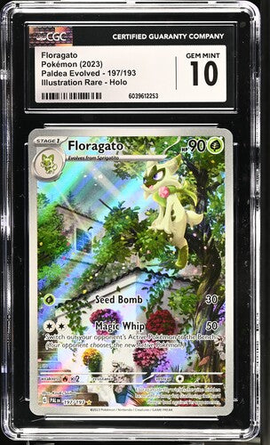 CGC 10 Floragato Paldea Evolved 197/193