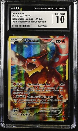 CGC 10 Volcanion Black Star Promo XY185