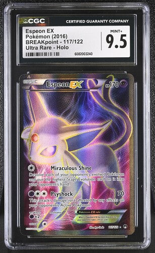 CGC 9.5 Espeon Ex Breakpoint 117/122