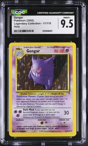 CGC 9.5 Gengar Legendary Collection 11/110