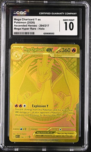CGC 10 Mega Charizard Y ex Ascended Heroes 294/217