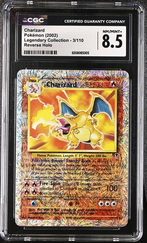 CGC 8.5 Charizard Legendary Collection 3/110