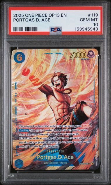 PSA 10 Portgas D. Ace 119
