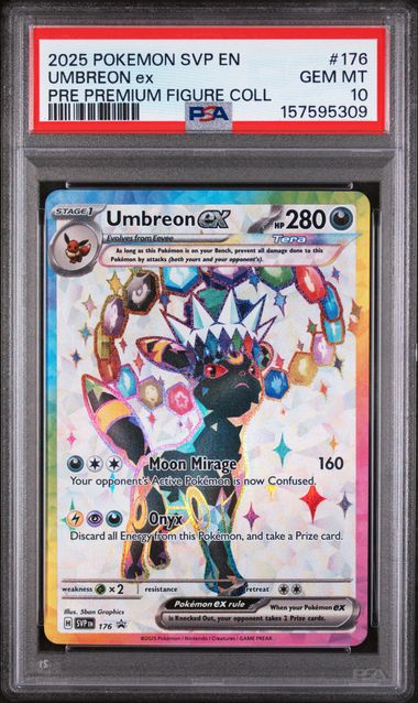 PSA 10 Umbreon ex Prismatic Promo 176