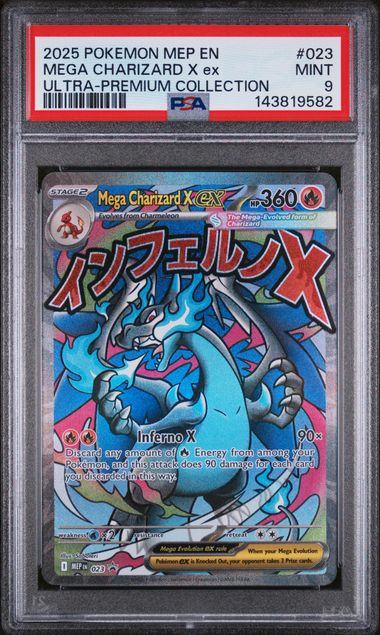 PSA 9 Mega Charizard X ex Promo 023
