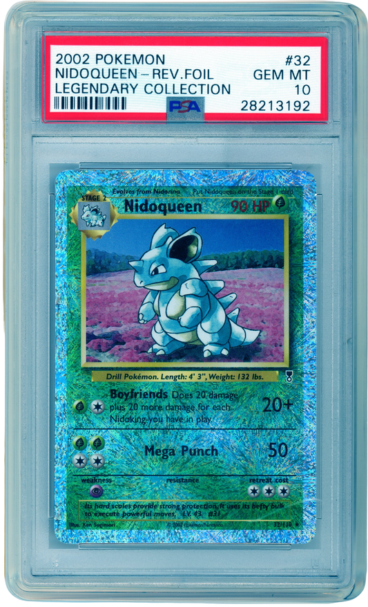 PSA 10 Nidoqueen Legendary Collection Reverse Holo 32