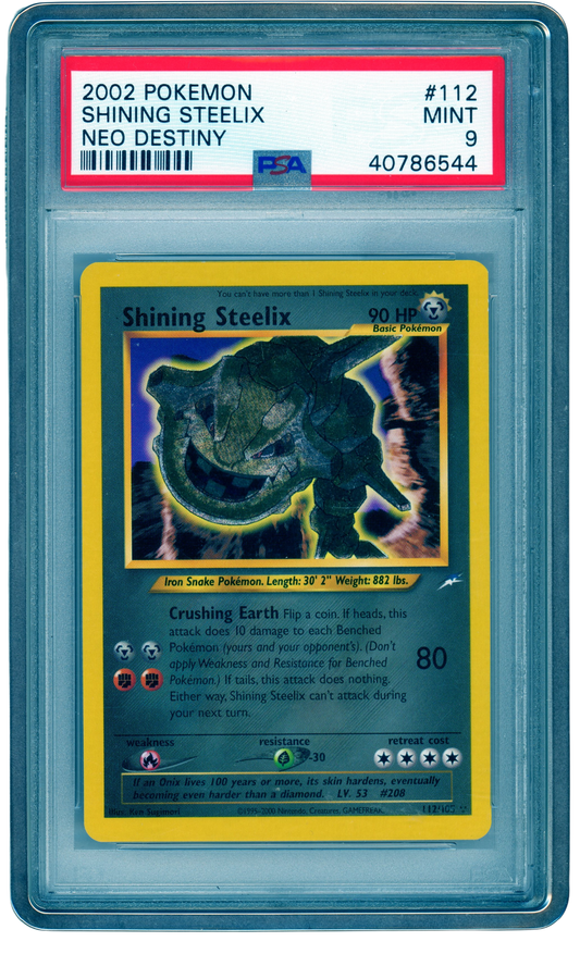 PSA 9 Shining Steelix Neo Destiny 112/105