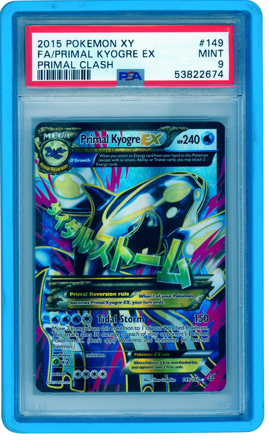 PSA 9 Primal Kyogre ex Primal Clash 149/160