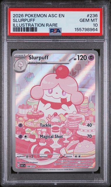 PSA 10 Slurpuff Ascended Heroes 236/217