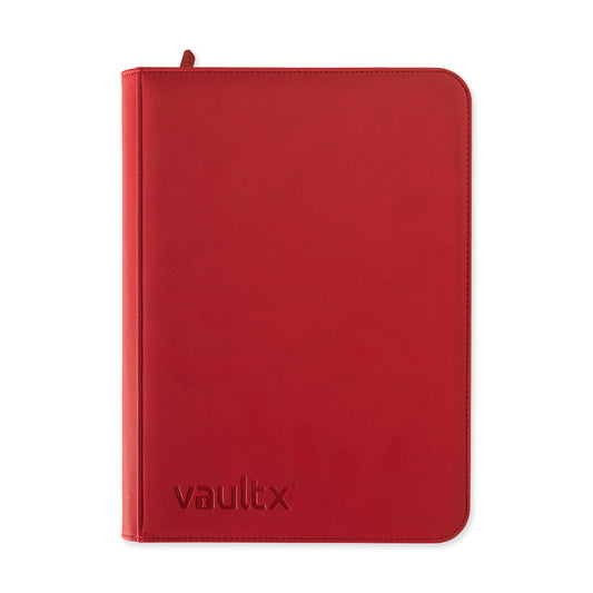 Vault X 9 Pocket Binder Red