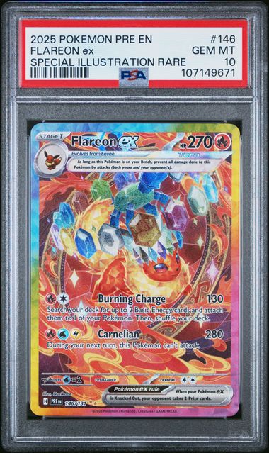 PSA 10 Flareon ex Prismatic Evolutions 146/131