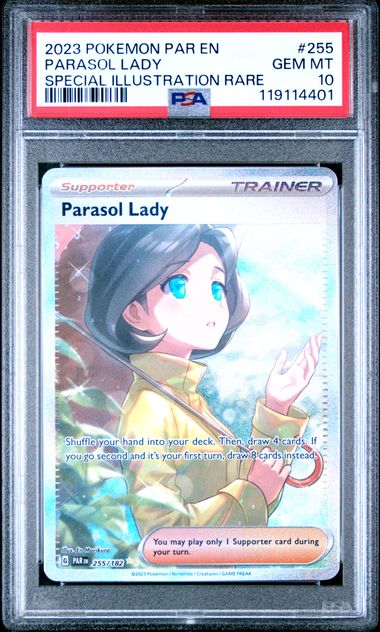 PSA 10 Parasol Lady 255/182