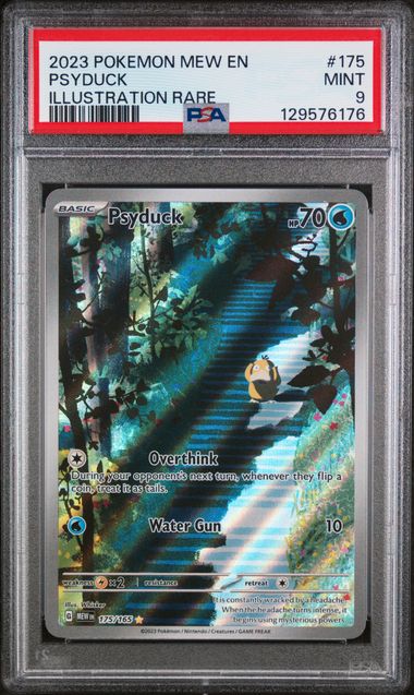 PSA 9 Psyduck 151 175/165