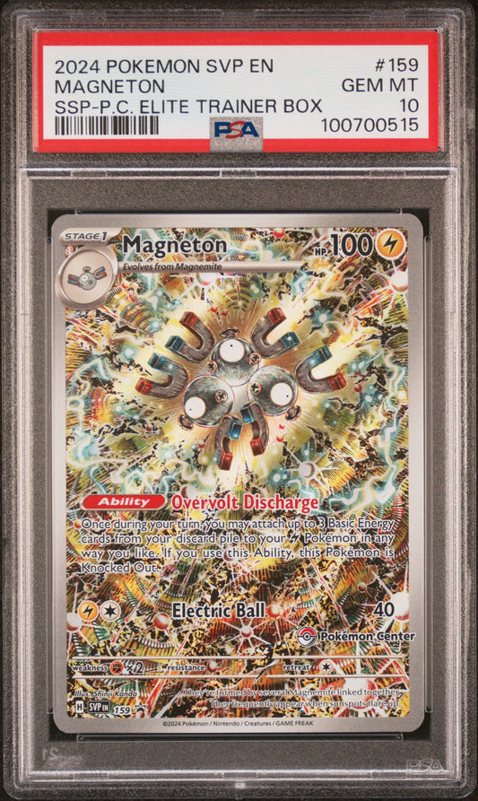 PSA 10 Magneton Surging Sparks PKC Promo 159