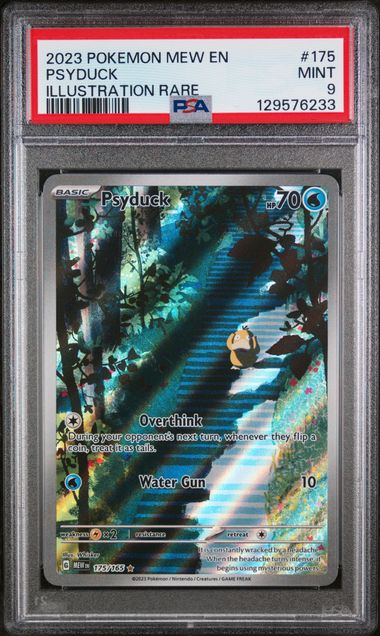 PSA 9 Psyduck 151 175/165