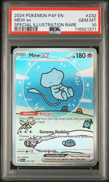 PSA 10 Mew ex Paldean Fates 232/091