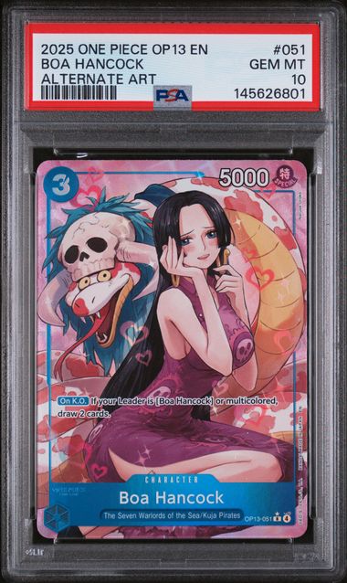PSA 10 Boa Hancock OP13 051