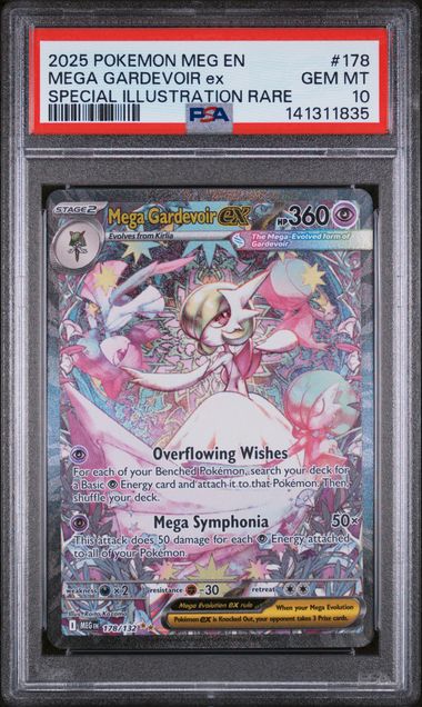 PSA 10 Mega Gardevoir ex Mega Evolution 178/132
