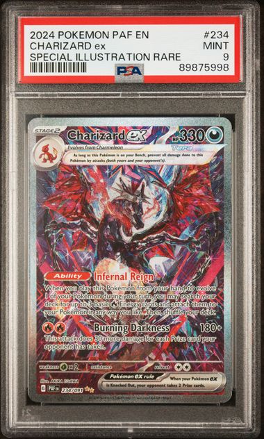 PSA 9 Charizard ex Paldean Fates 234/091