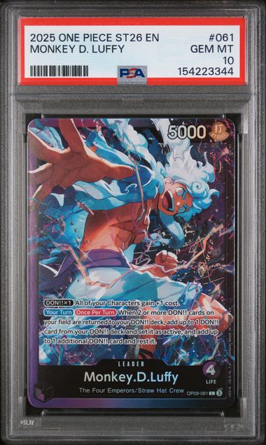 PSA 10 Monkey D. Luffy ST26 061