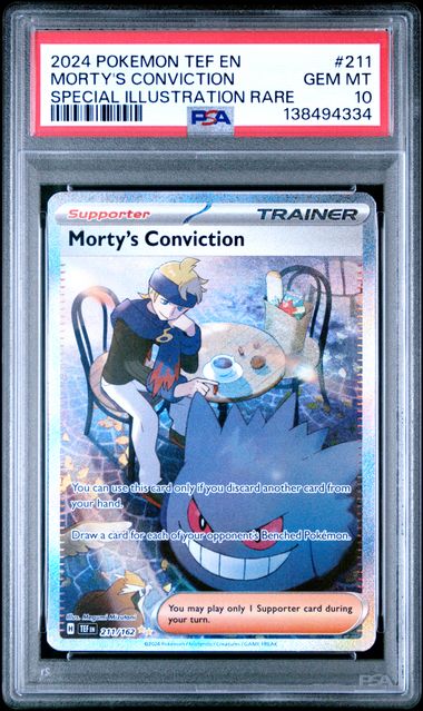 PSA 10 Morty's Conviction Temporal Forces 211/162