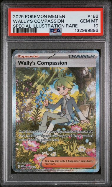 PSA 10 Wally's Compassion Mega Evolution 186/132