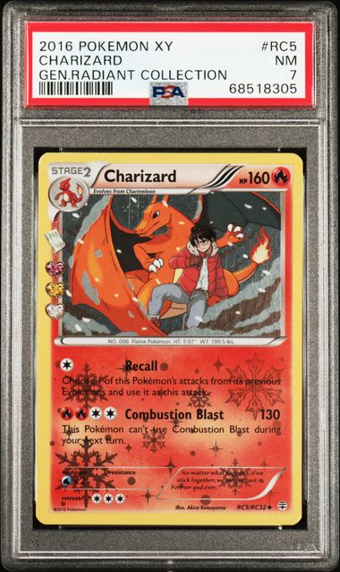 PSA 7 Charizard Radiant Collection RC5/RC32