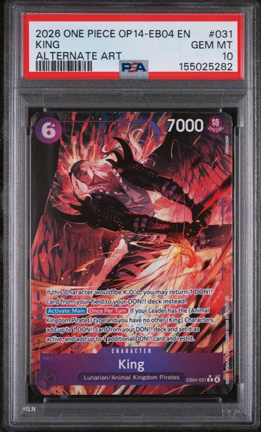 PSA 10 King OP14-EB04 031