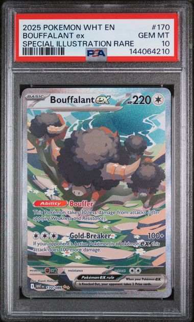 PSA 10 Bouffalant ex White Flare 170/086