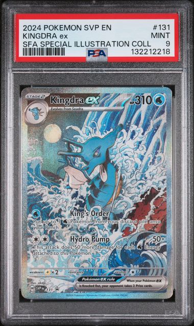 PSA 9 Kingdra ex Shrouded Fable Promo 131